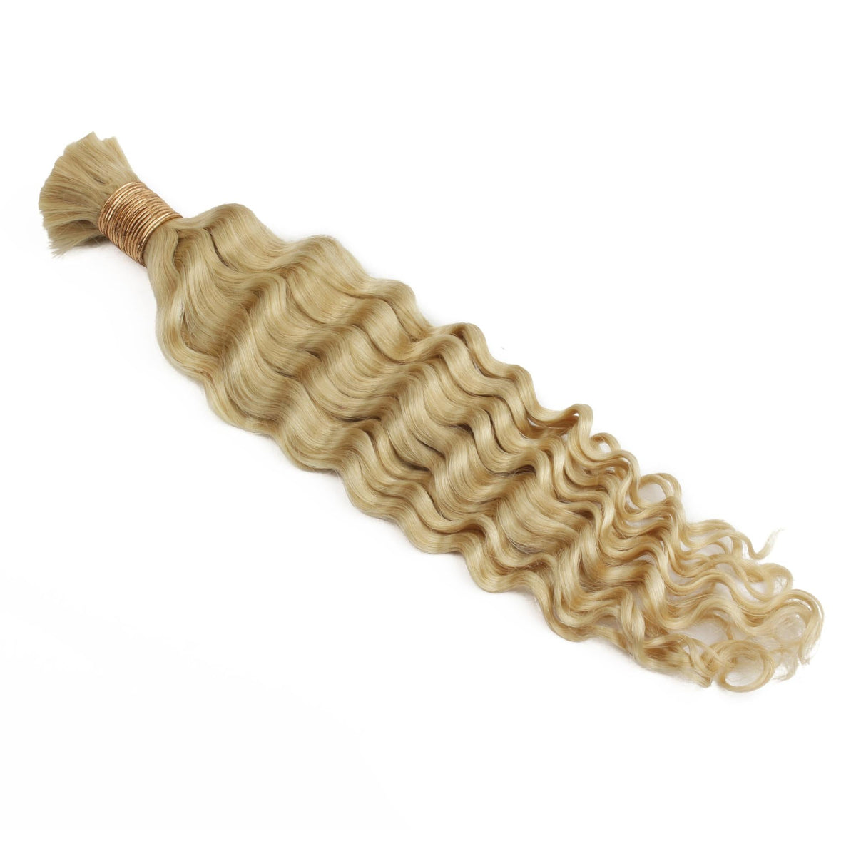 Blonde Deep Wave Bulk 100% Human Braiding Hair by Private Label