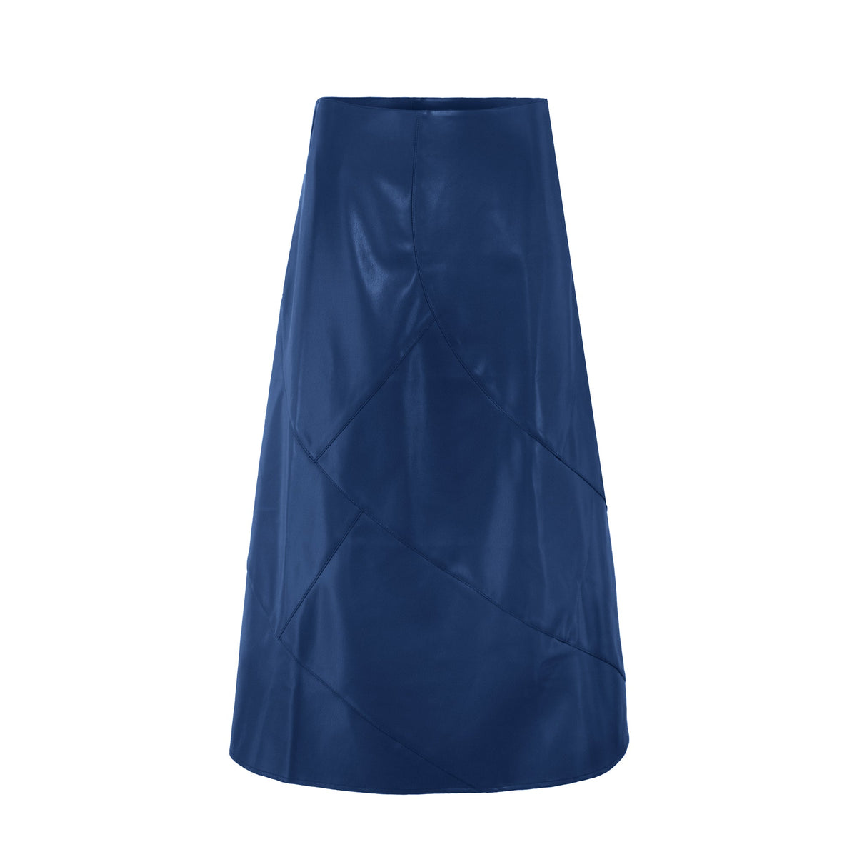 LEATHER SEAM SKIRT by profile-nyc