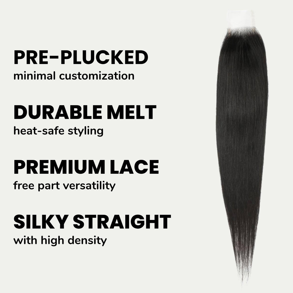 Brazilian Silky Straight 2x6 HD Lace Human Hair Closure by Private Label