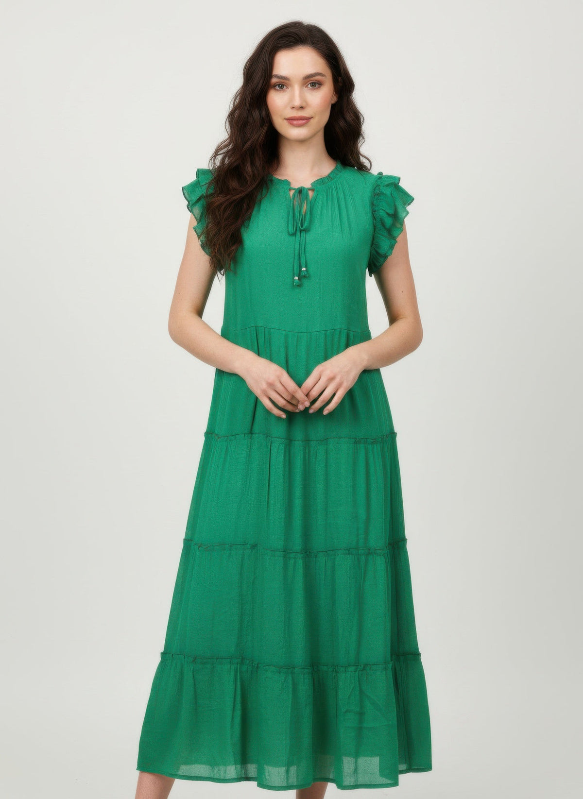 Mlle Gabrielle Solid Cap Sleeve Dress by It's a Girly Place