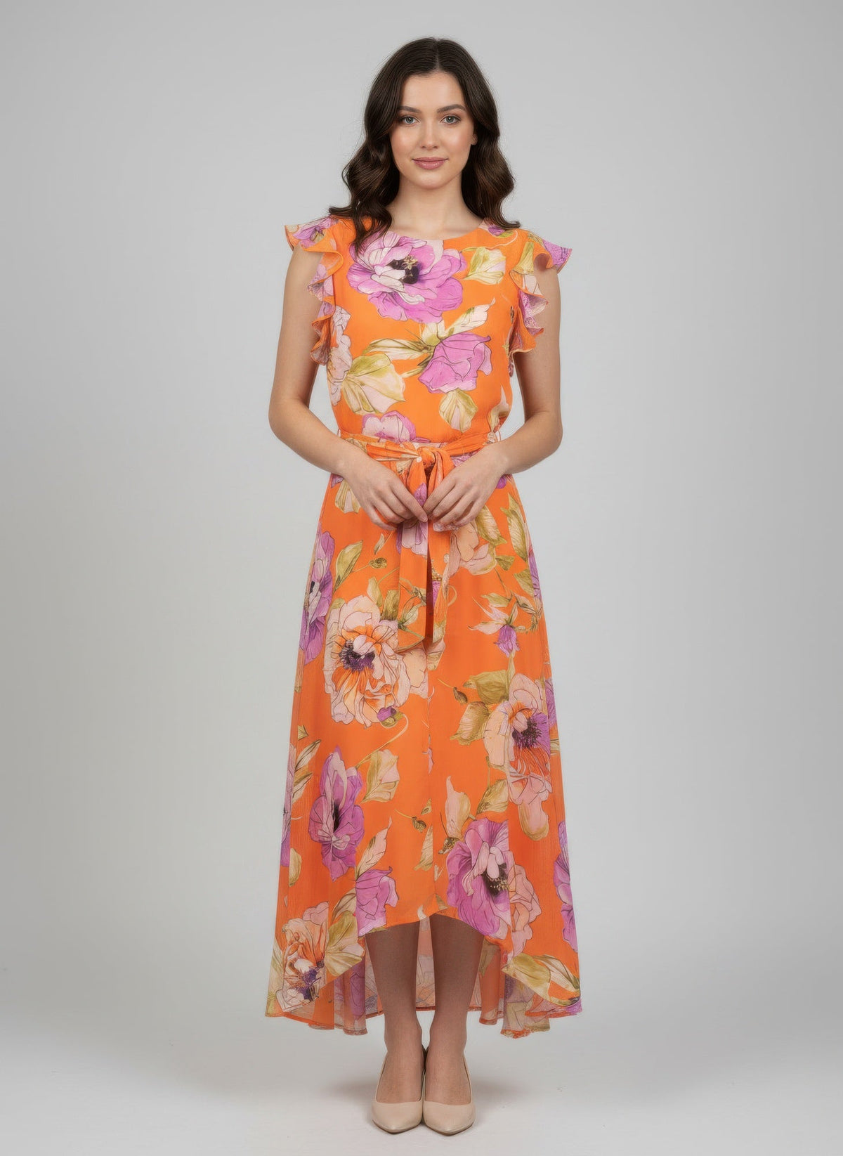 Shelby & Palmer Floral Ruffled Sleeve by It's a Girly Place