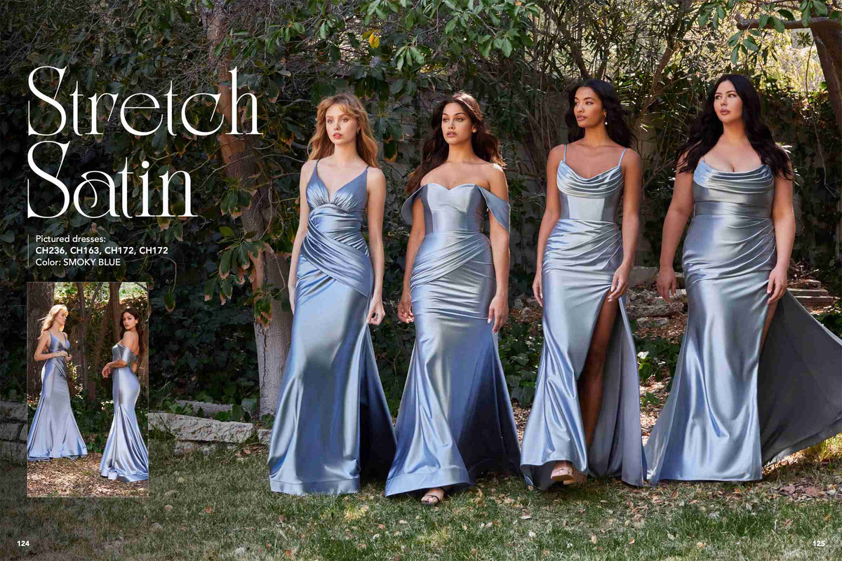 Cinderella Divine CH163C Strapless Off the Shoulder Fitted Gown by DiscountDressShop