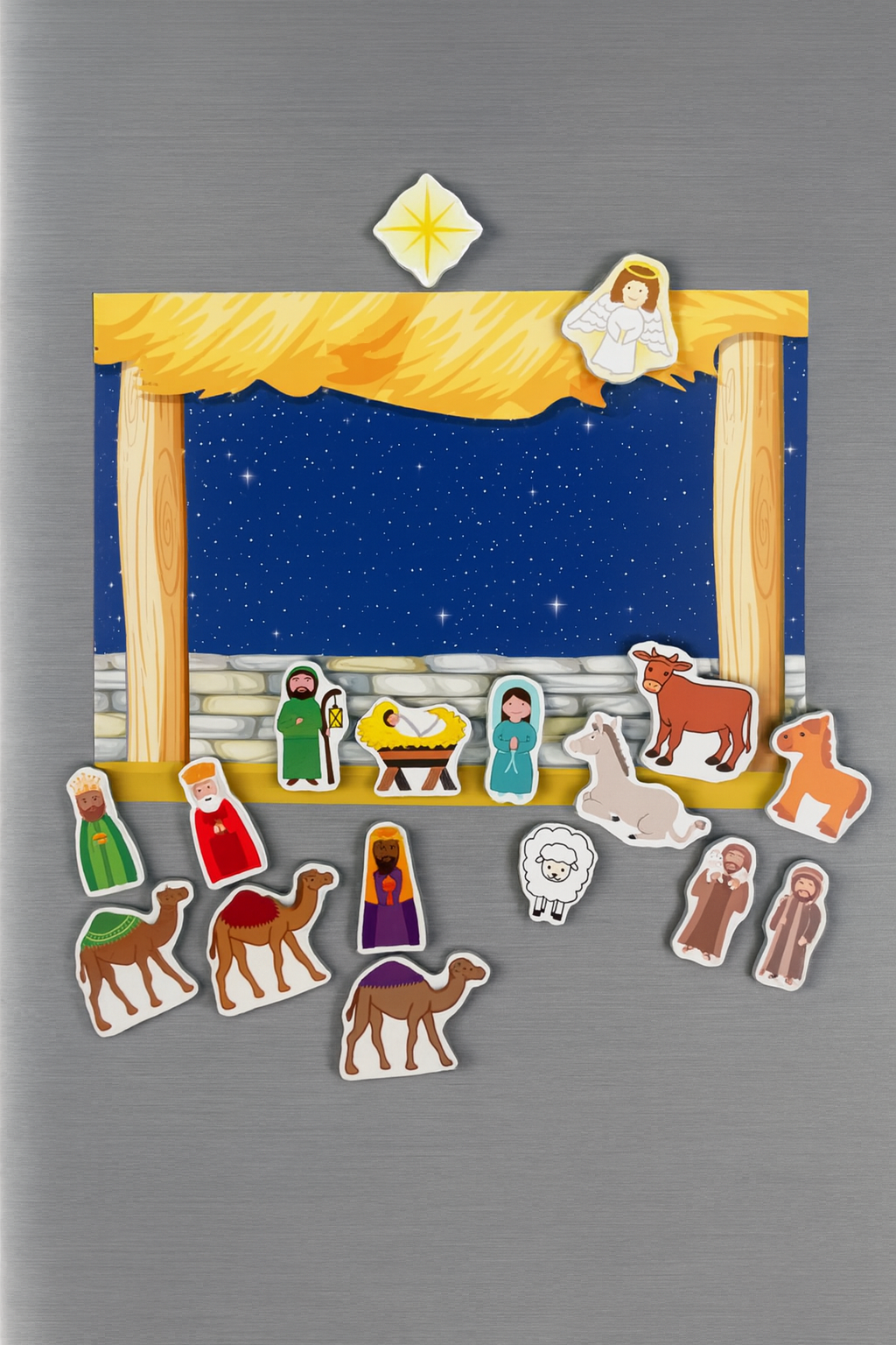 Saintly Heart Nativity Magnet Set by Saintly Heart
