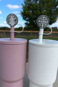 Catholic Straw Toppers: St. Benedict Medal (a 2 pack!) by Saintly Heart