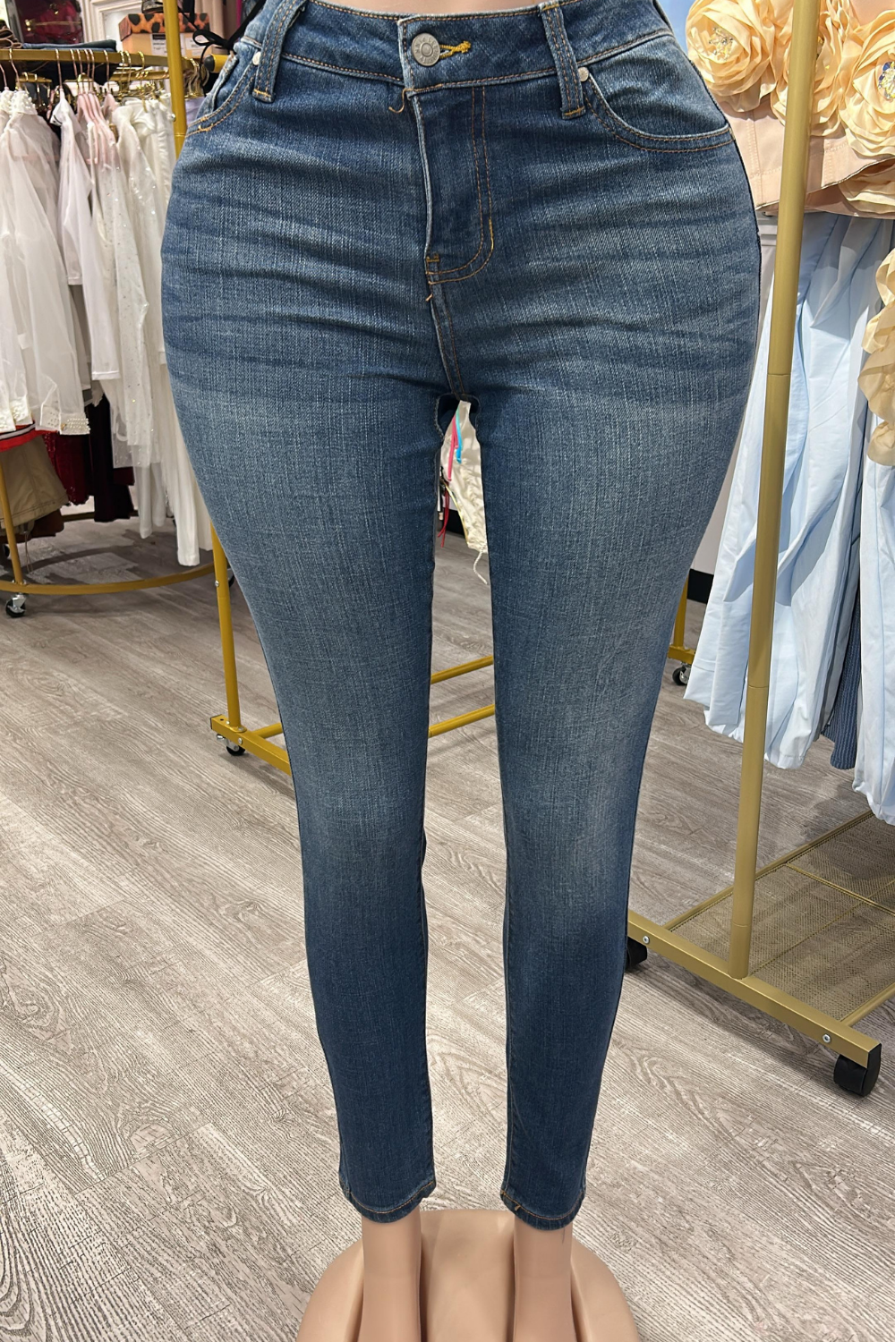 High Waist Skinny Jeans – Stretch Denim Snatch Fit Jeans by Blaire Shops