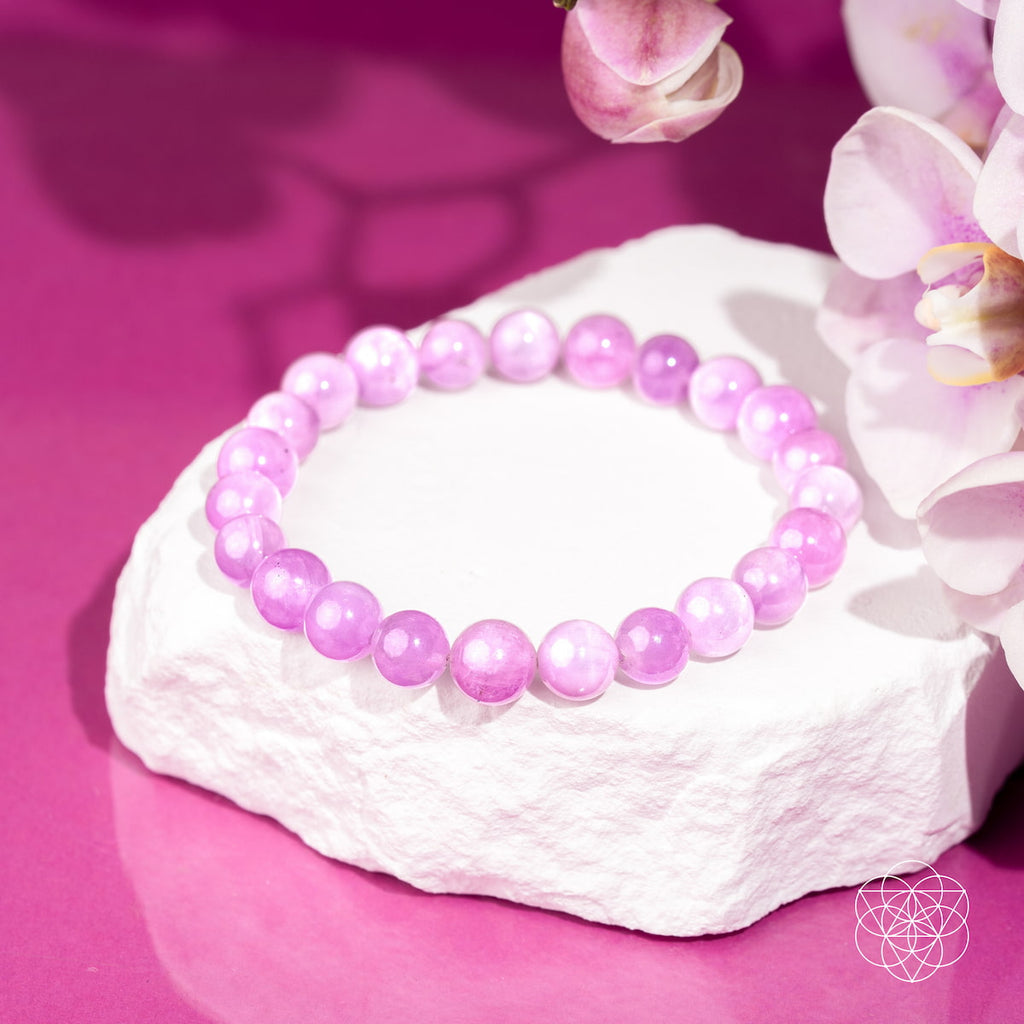 The Heart Reset - Rare Pink Kunzite Bracelet by Conscious Items