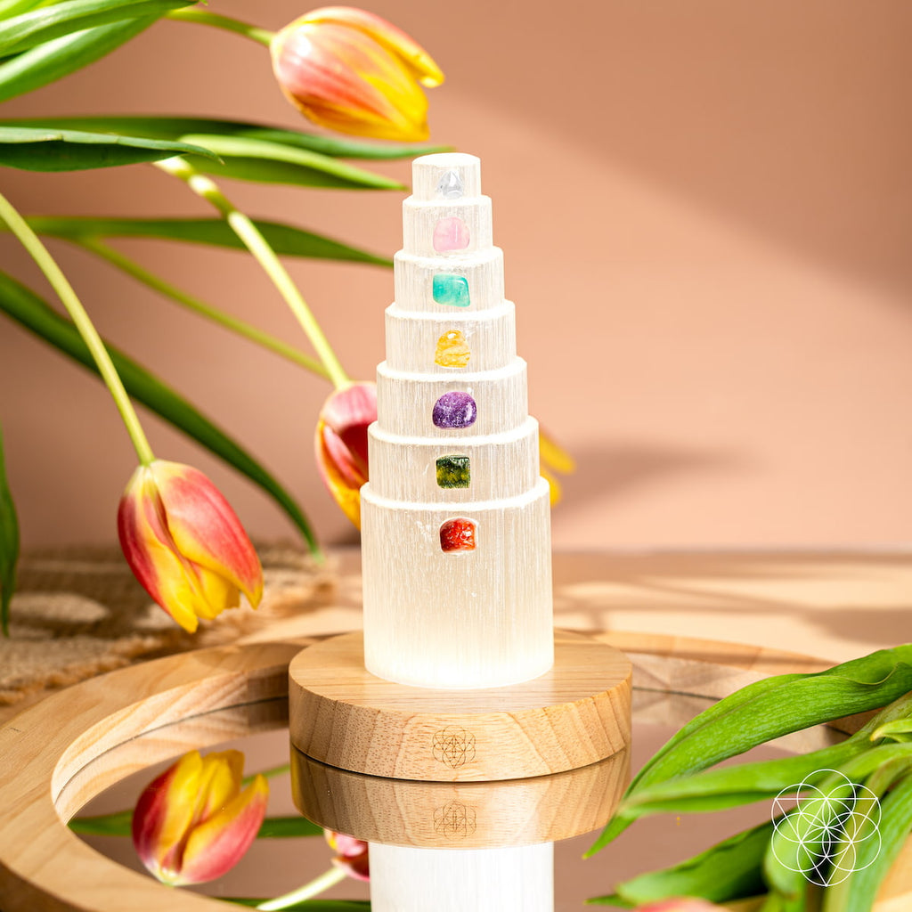 The Stress Shield Lamp - 7 Stones of Healing by Conscious Items