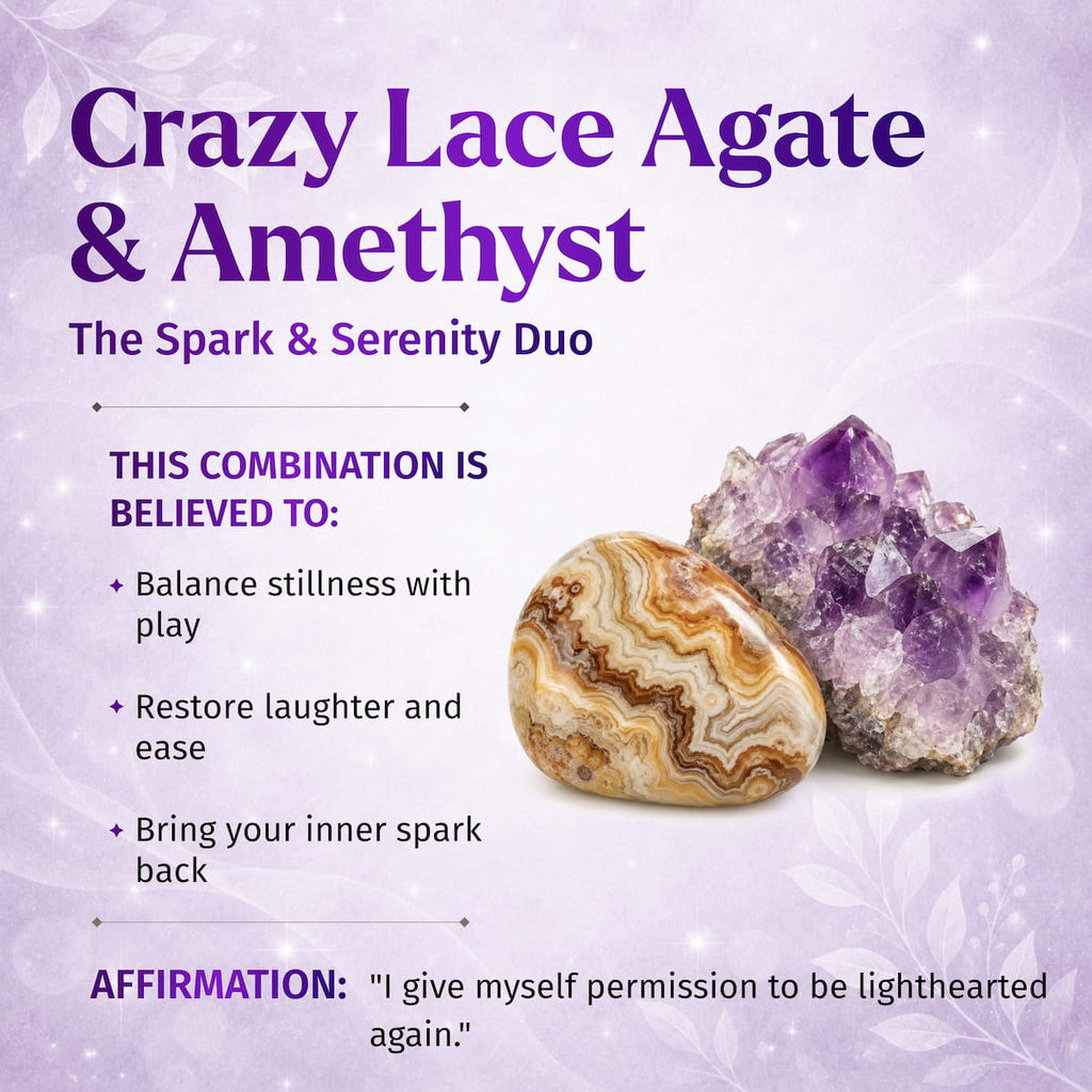 Bring My Spark Back – The Amethyst Crazy Lace Agate Pendant by Conscious Items