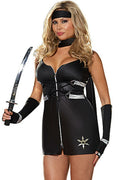 Sexy Curvy Ninja Star Costume by 3wishes.com