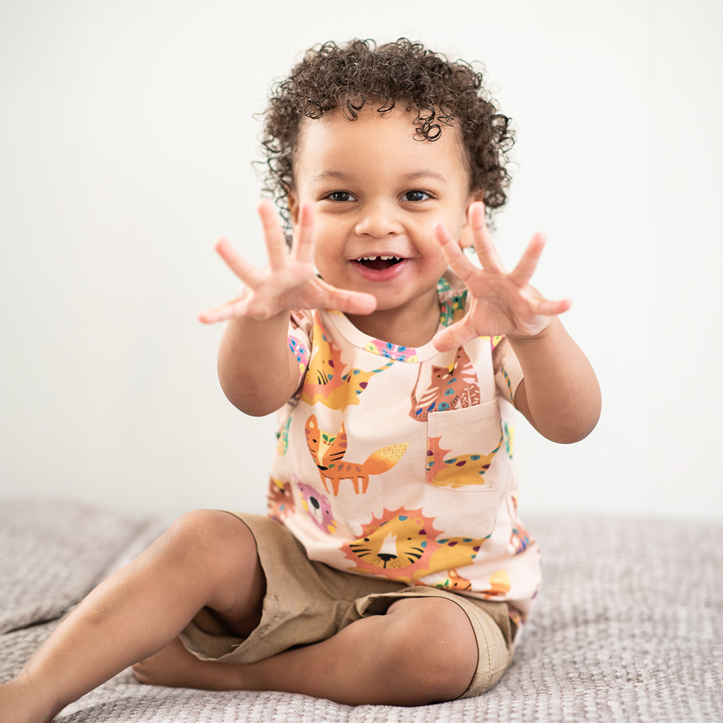 Brooklyn Baby & Kids' tee | Forest Friends by anise & ava