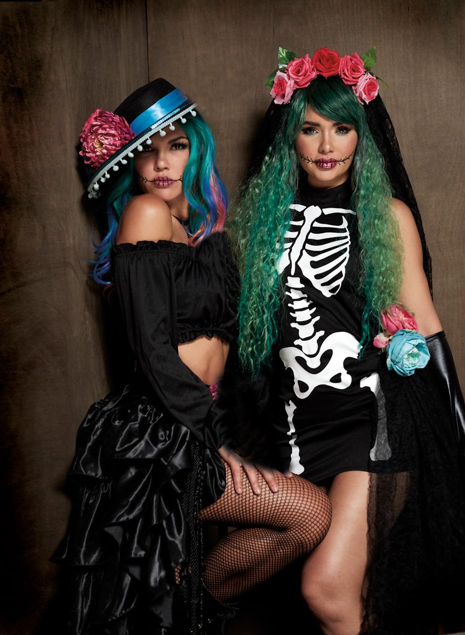 Skeleton Dress by 3wishes.com