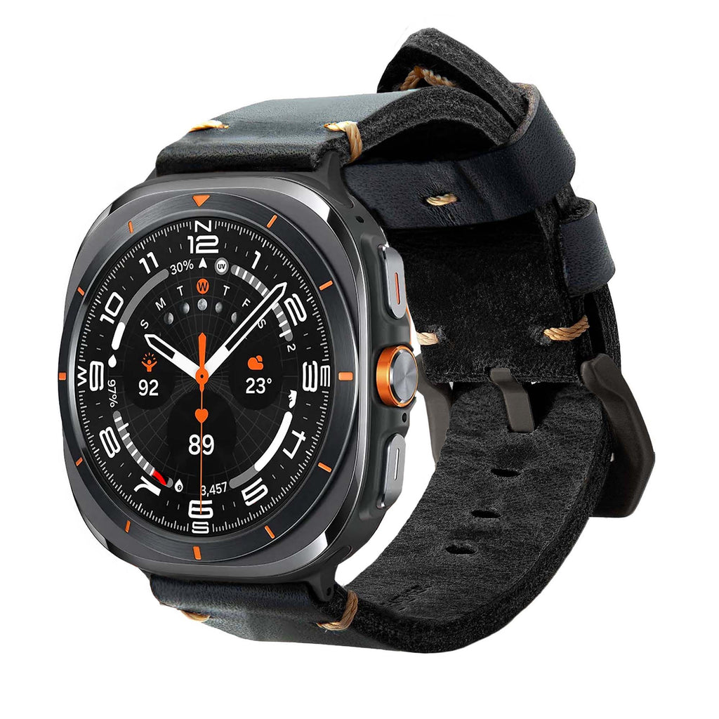 Leather Strap R01 for Samsung Galaxy Watch Ultra by Robust
