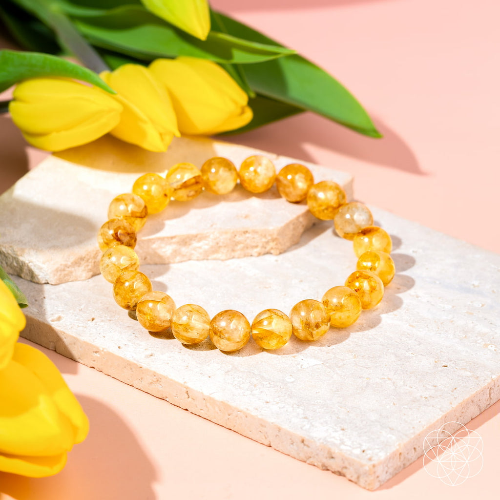 The Master Reset – Golden Healer Quartz Bracelet by Conscious Items