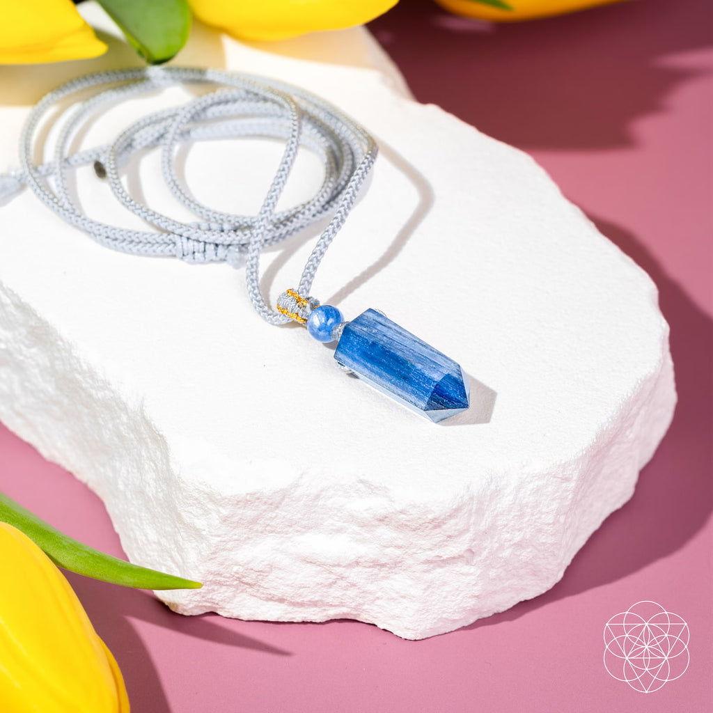 The Aura Shield - Rare Kyanite Pendant by Conscious Items