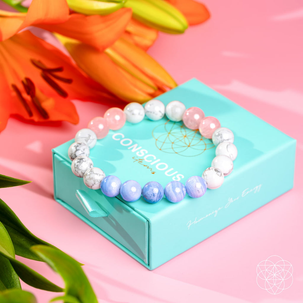 3AM Thoughts Off - Deep Sleep Trio Bracelet by Conscious Items