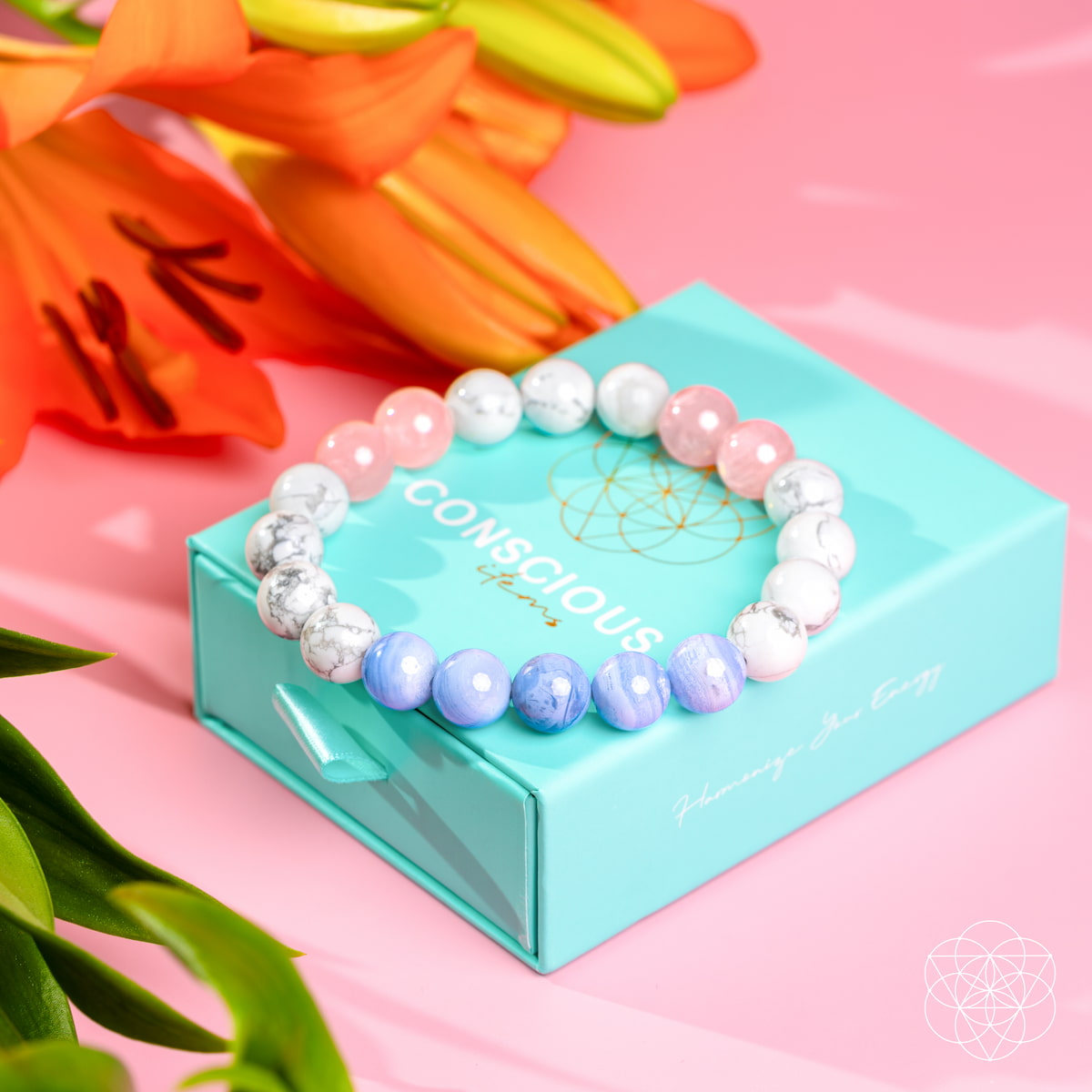 3AM Thoughts Off - Deep Sleep Trio Bracelet by Conscious Items