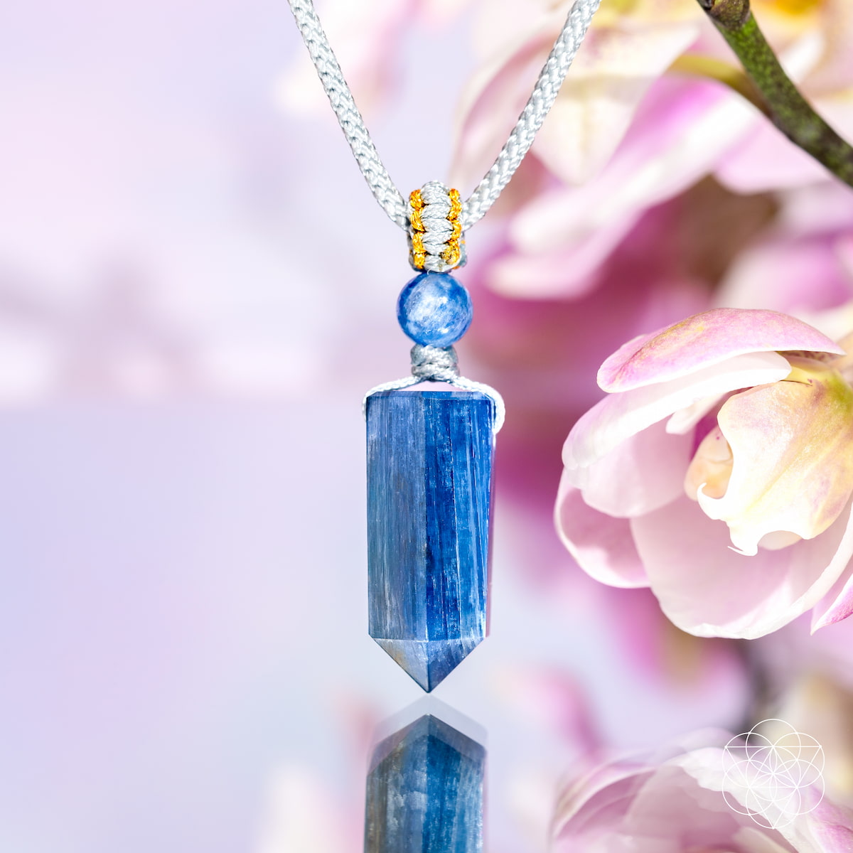 The Aura Shield - Rare Kyanite Pendant by Conscious Items