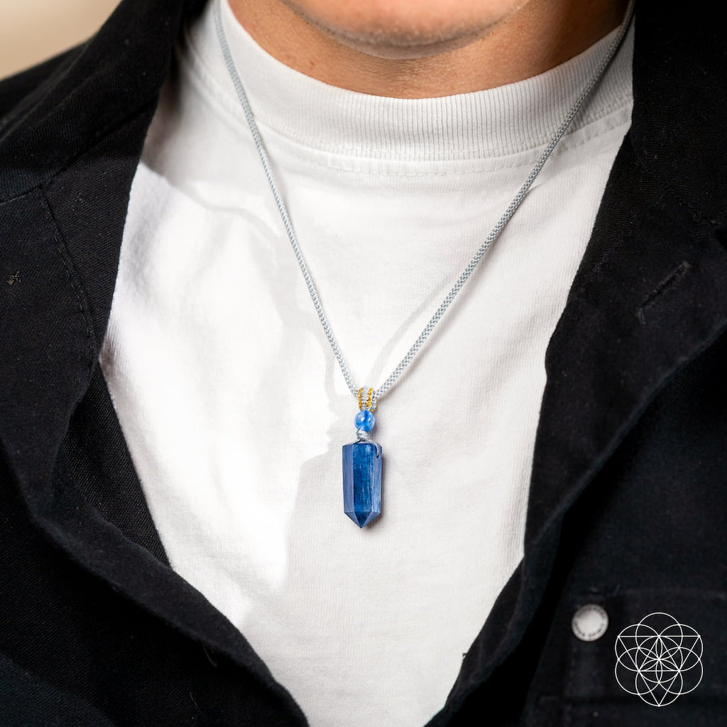 The Aura Shield - Rare Kyanite Pendant by Conscious Items