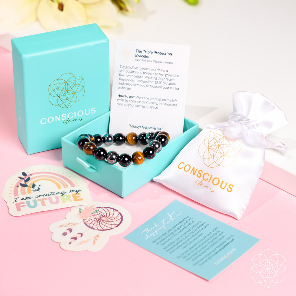 The Triple Protection Bracelet by Conscious Items