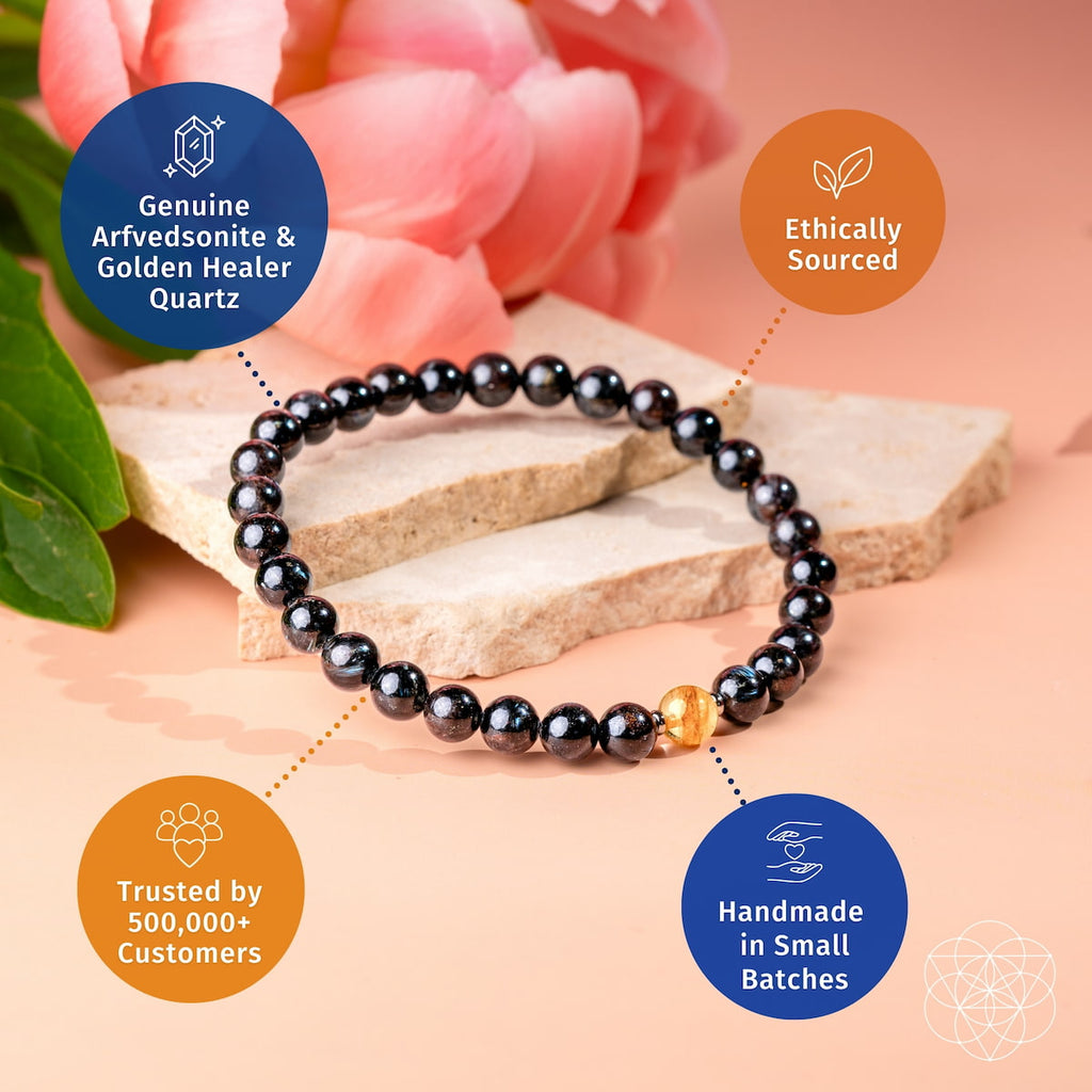 The Arfvedsonite Deep Healing Bracelet | 6mm by Conscious Items