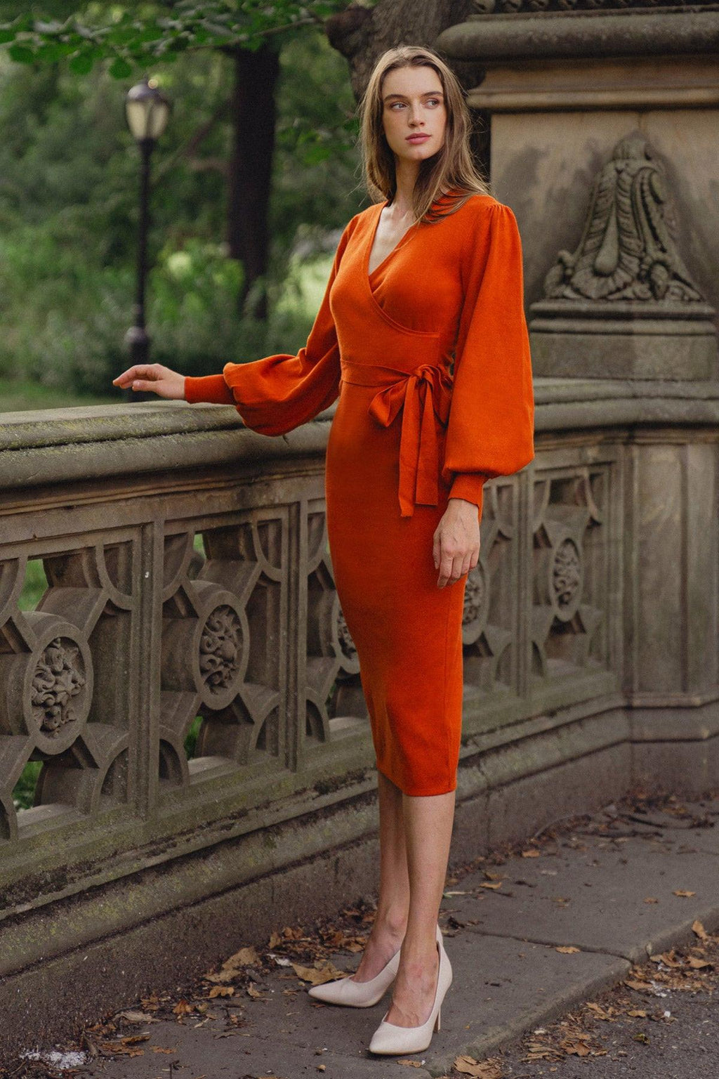 ADORABLE IDEAL SWEATER MIDI DRESS by Flying Tomato
