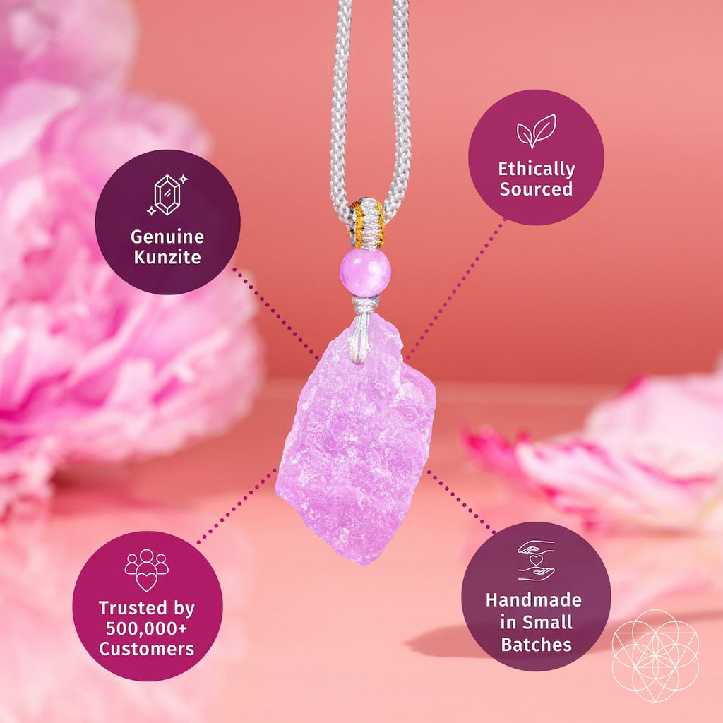 Rarer Than Diamonds - The Pink Kunzite Pendant by Conscious Items