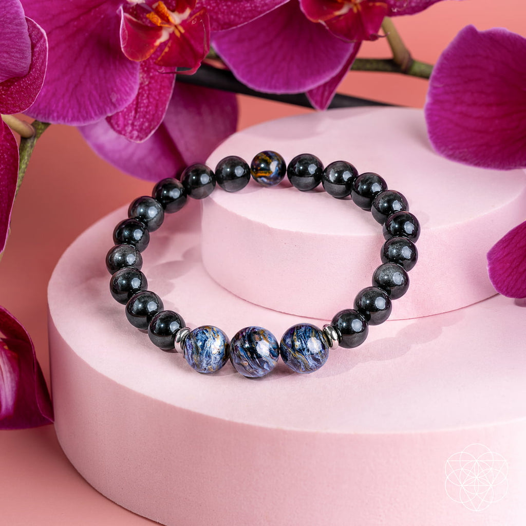 Shattered, Then Whole: Ultra-Rare Namibian Pietersite Bracelet by Conscious Items