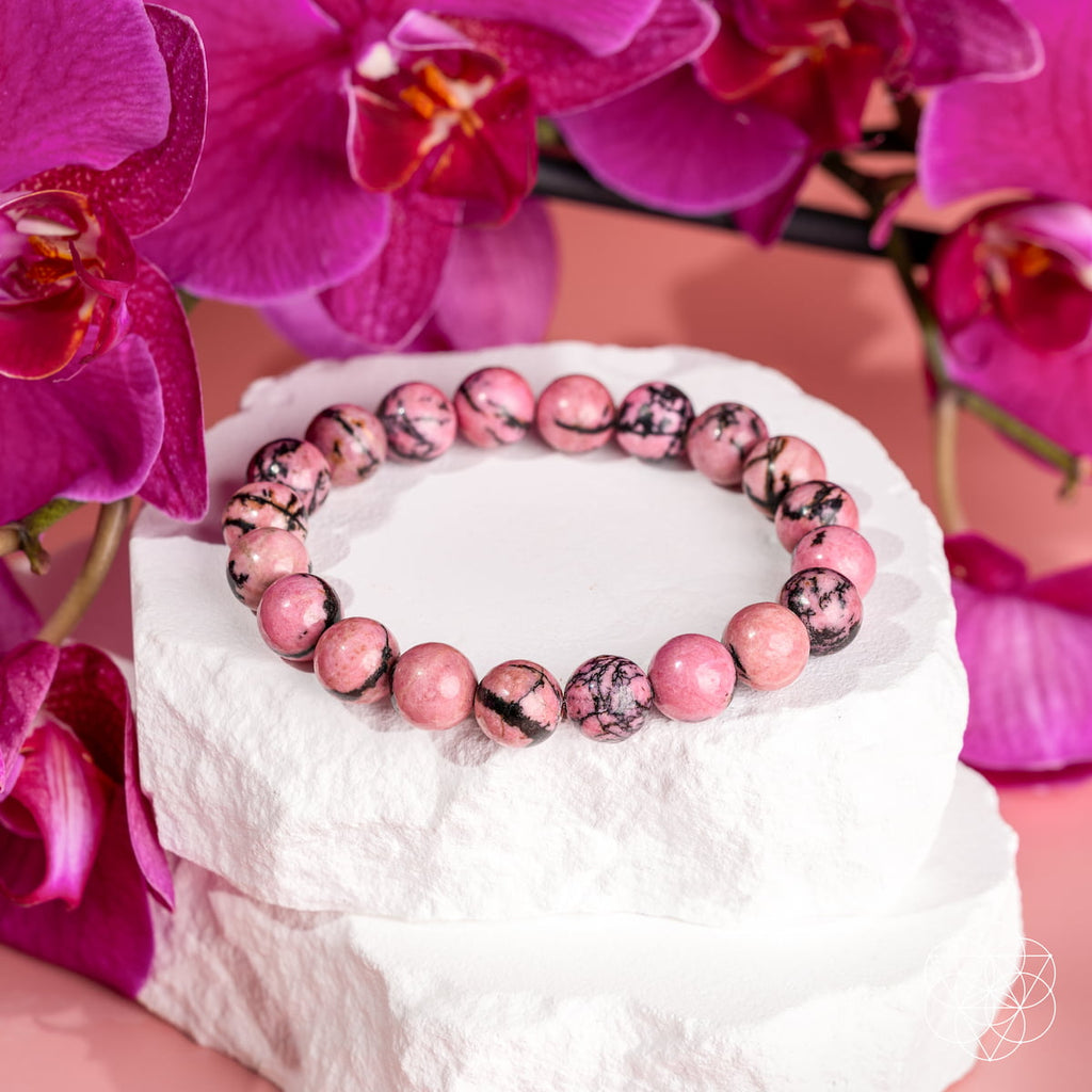 The Love Frequency – Rhodonite Bracelet of Forgiveness by Conscious Items
