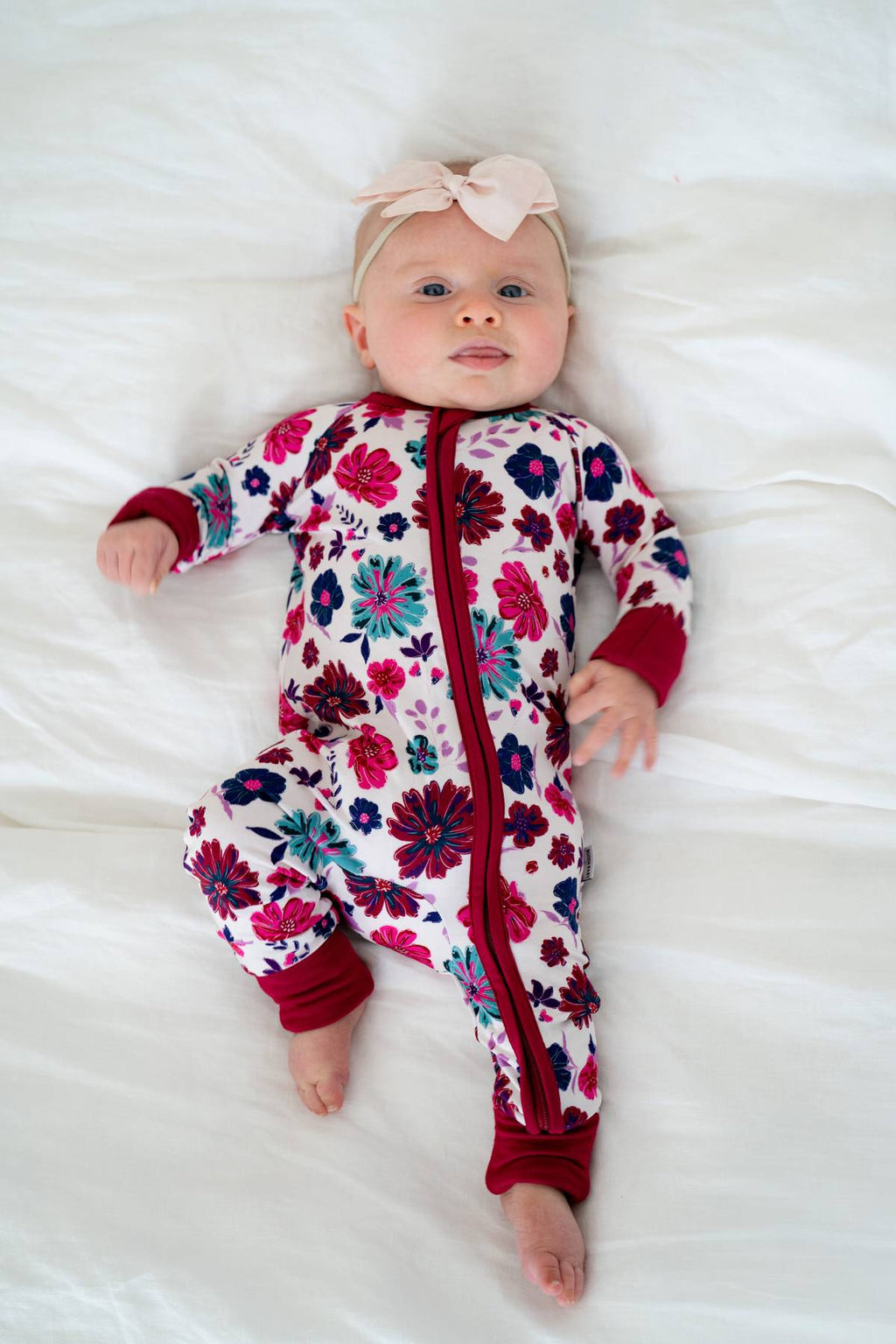 Wild Berry Floral Zippy by Boosh Baby