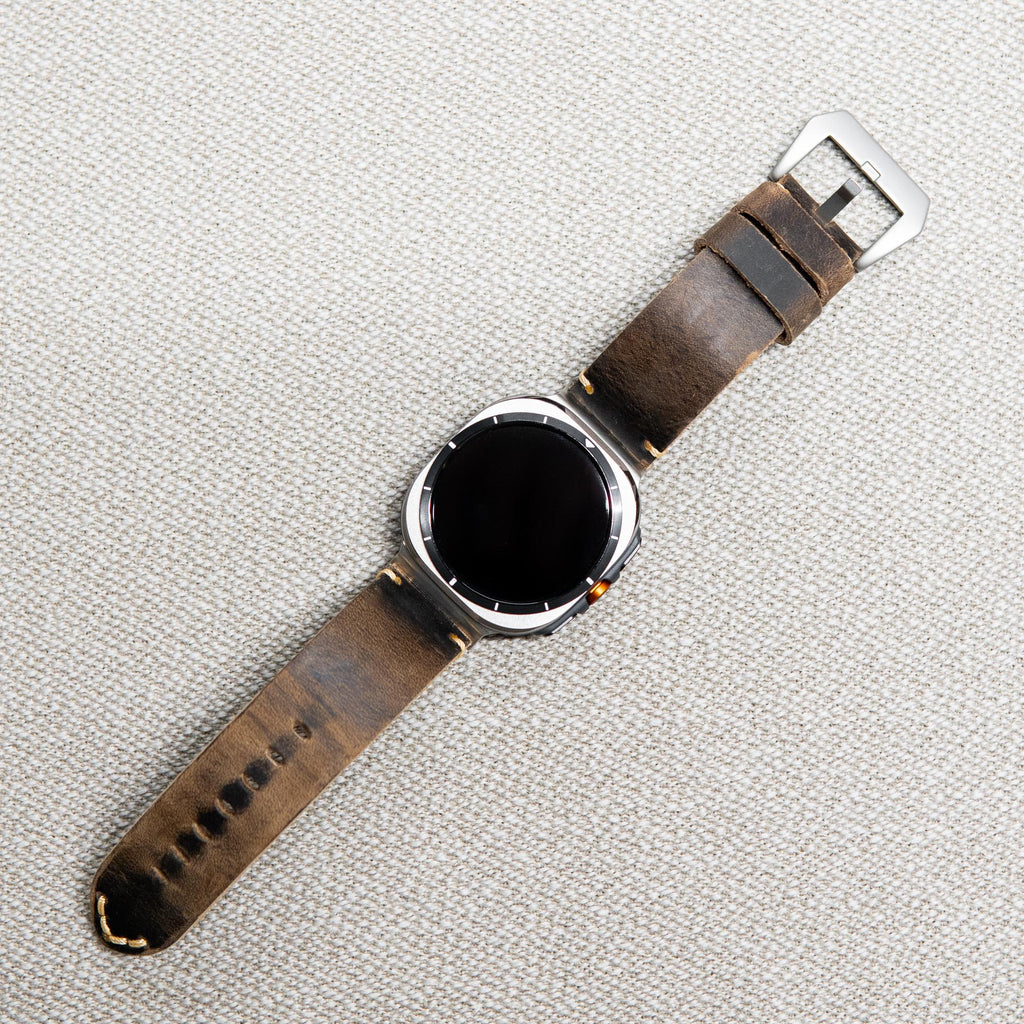 Leather Strap R01 for Samsung Galaxy Watch Ultra by Robust
