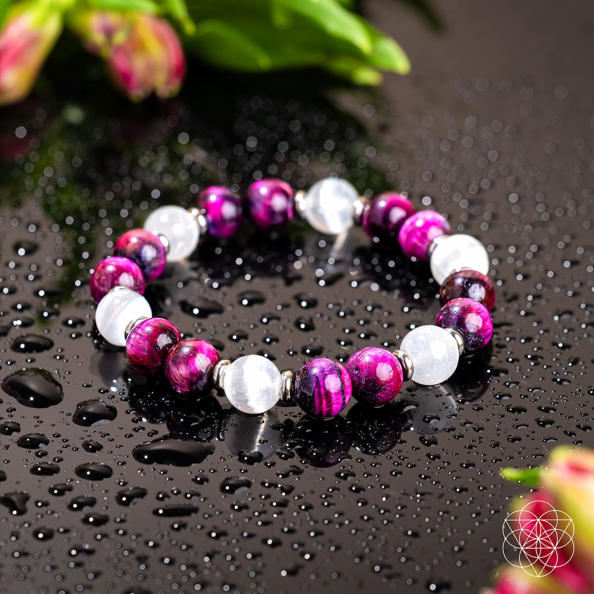Shape Your Future – Pink Galaxy Tiger’s Eye Bracelet by Conscious Items