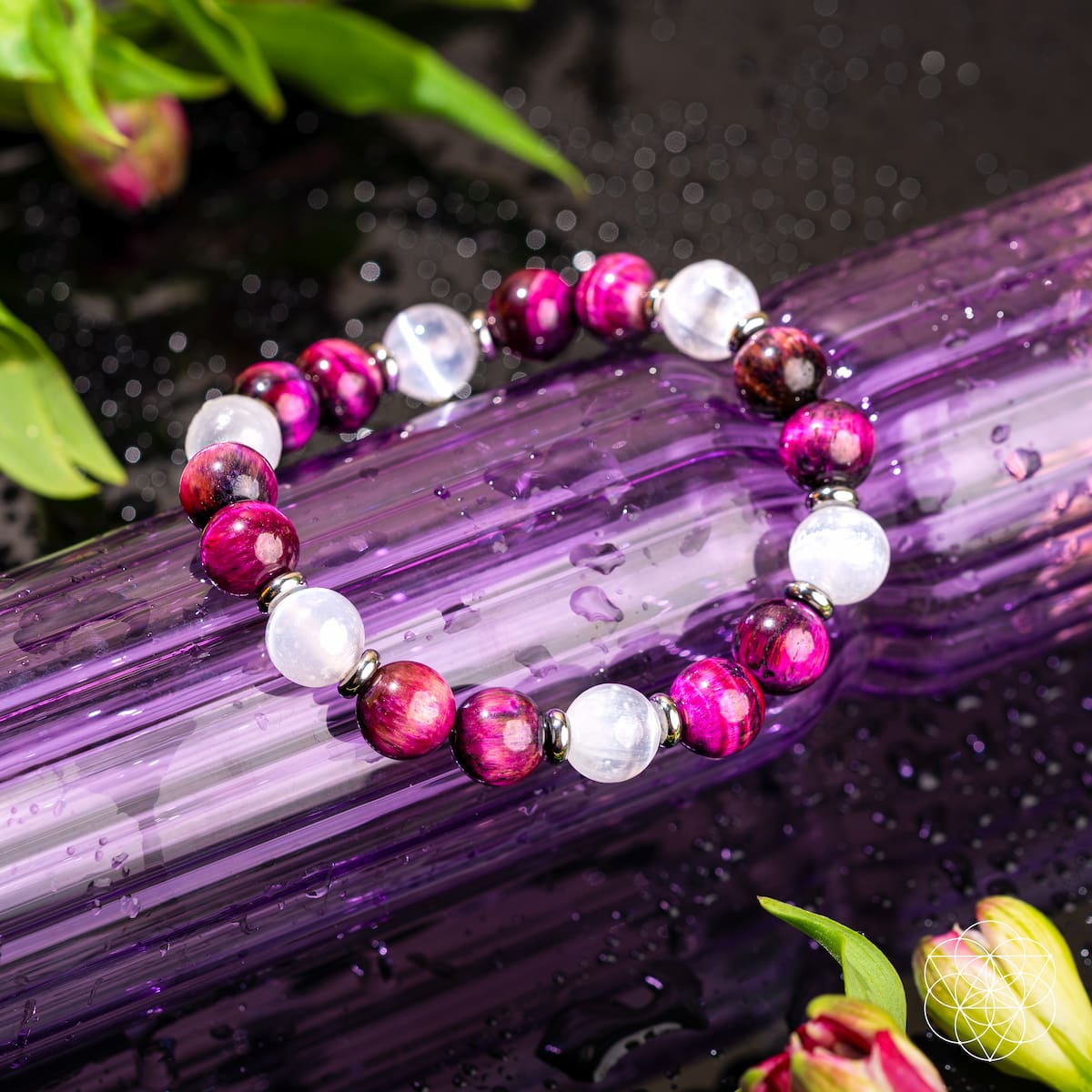 Shape Your Future – Pink Galaxy Tiger’s Eye Bracelet by Conscious Items