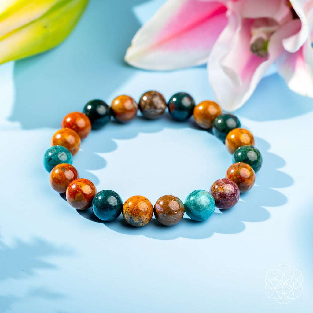 Quiet My Mind – Ocean Jasper Bracelet by Conscious Items