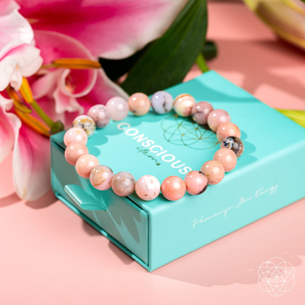 Repair My Heart - The Peruvian Pink Opal Bracelet by Conscious Items