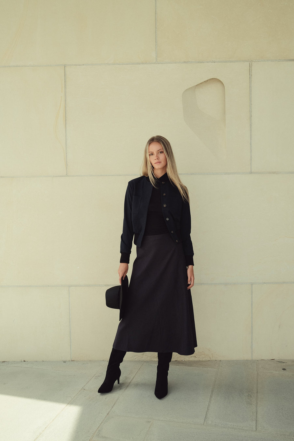 Basic Seam A Skirt by profile-nyc