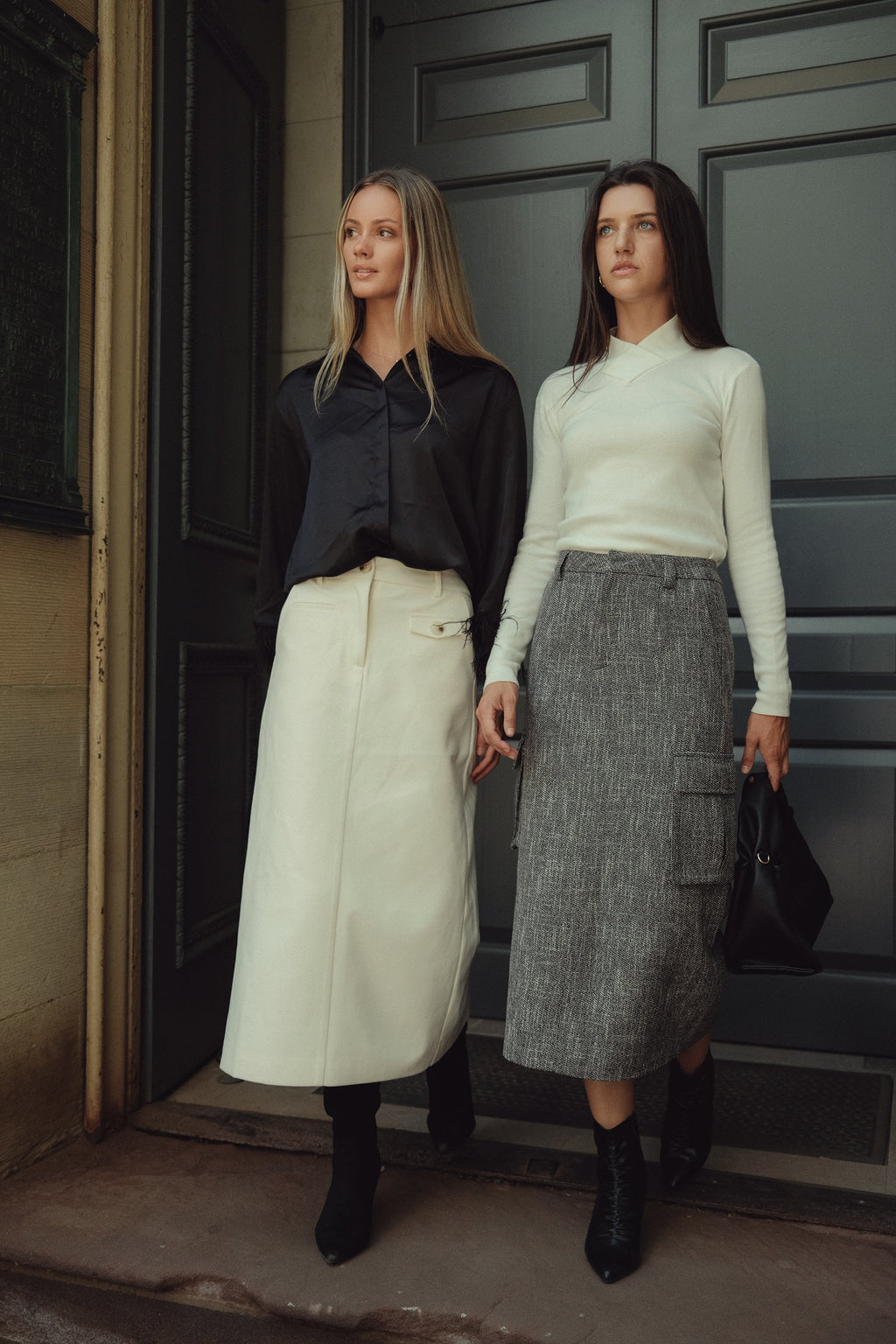 Wool Cargo Skirt by profile-nyc