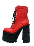 Diesel Boot - Red by Charla Tedrick
