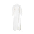 Pearl White Long Sleeve Maxi Dress by ADIBA