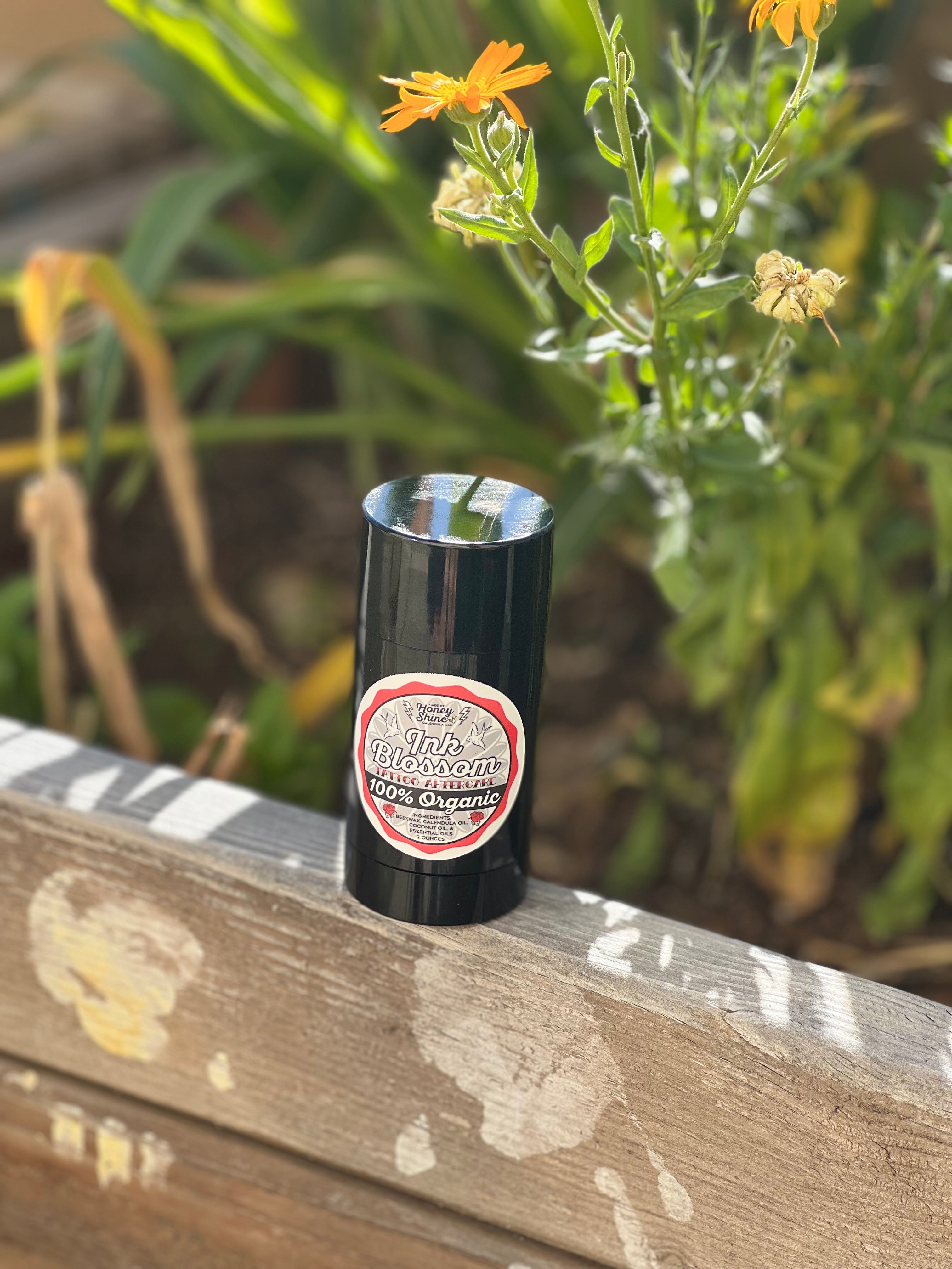 Ink Blossom Tattoo Aftercare by Danielle Rae Calendula Co