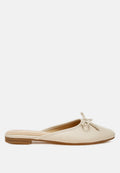 Eras Bow Slip-On Flat Mules by London Rag