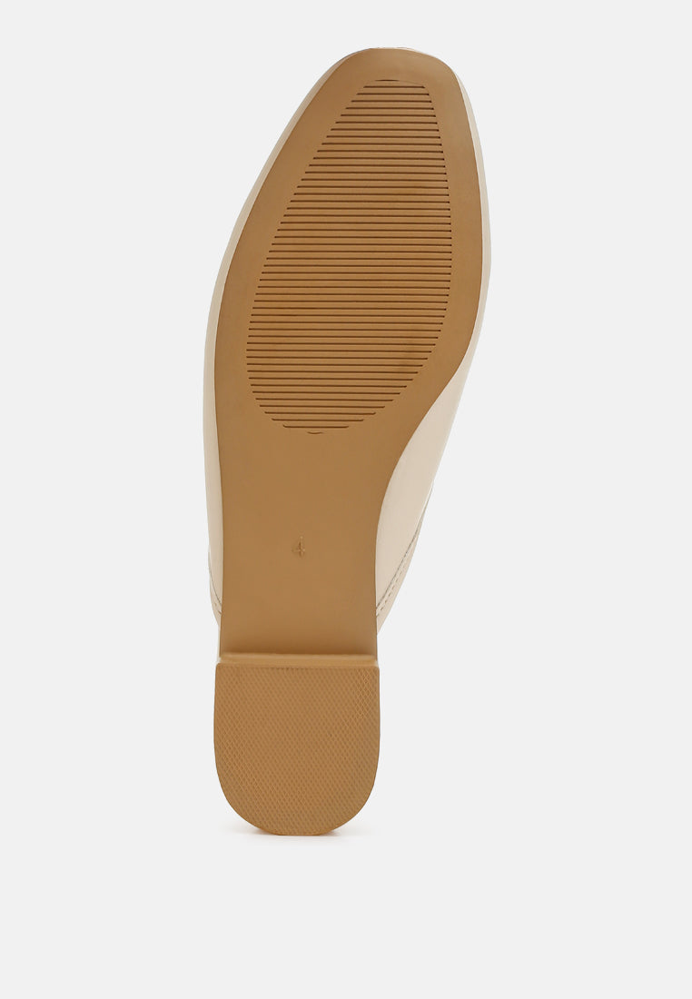Eras Bow Slip-On Flat Mules by London Rag