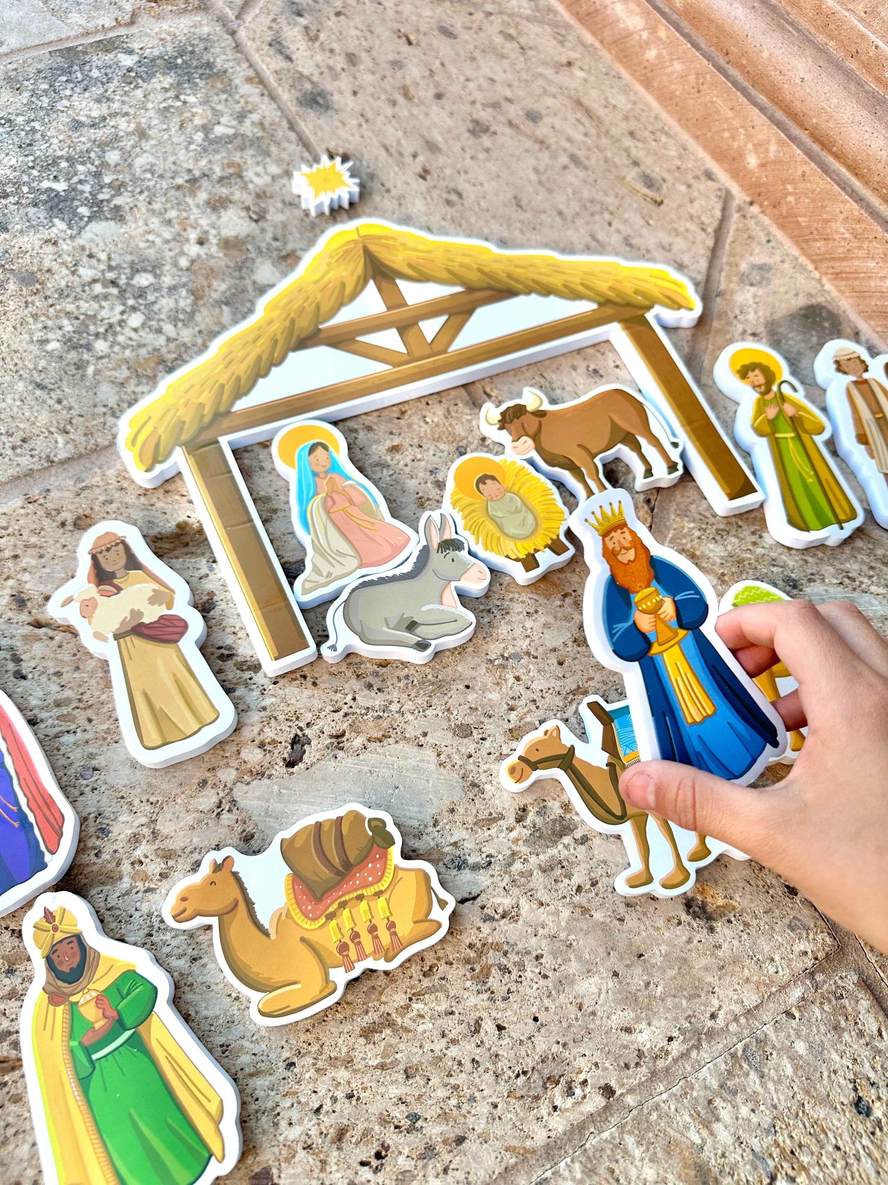 Quiet Nativity Set (a Christmas bath toy!)