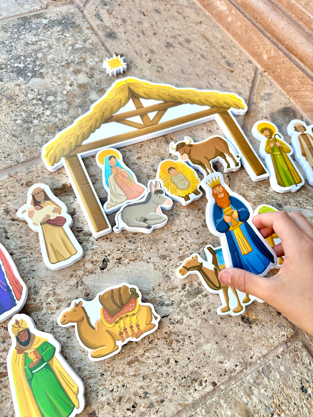 Quiet Nativity Set (a Christmas bath toy!) by Saintly Heart