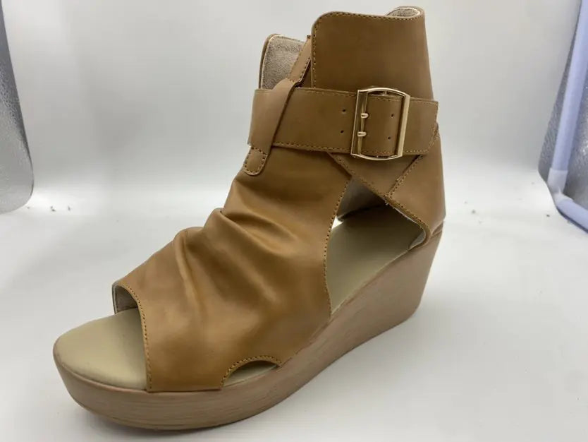 Wedge Heel Platform Sandals for Women with Belt by Trendy Attic Store01