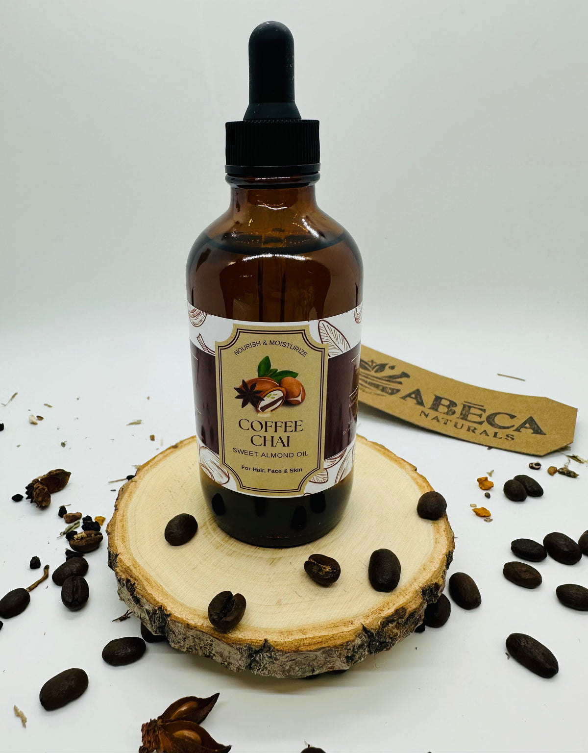 Coffee Chai Hair Oil by ABĒCA Naturals