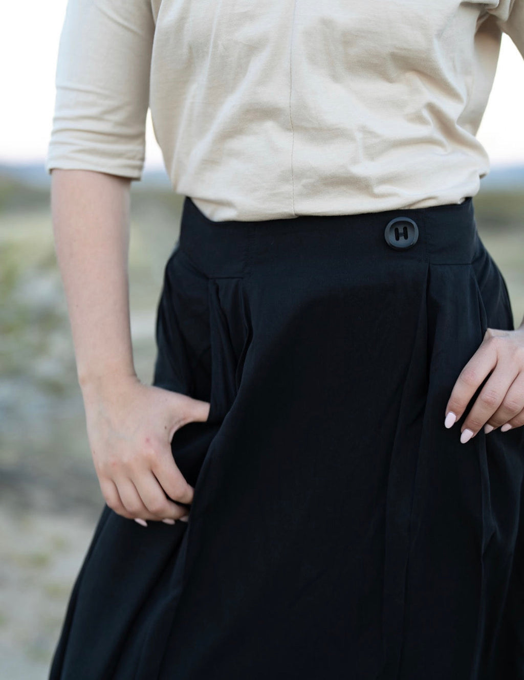 EVERYDAY TENCEL SKIRT by profile-nyc
