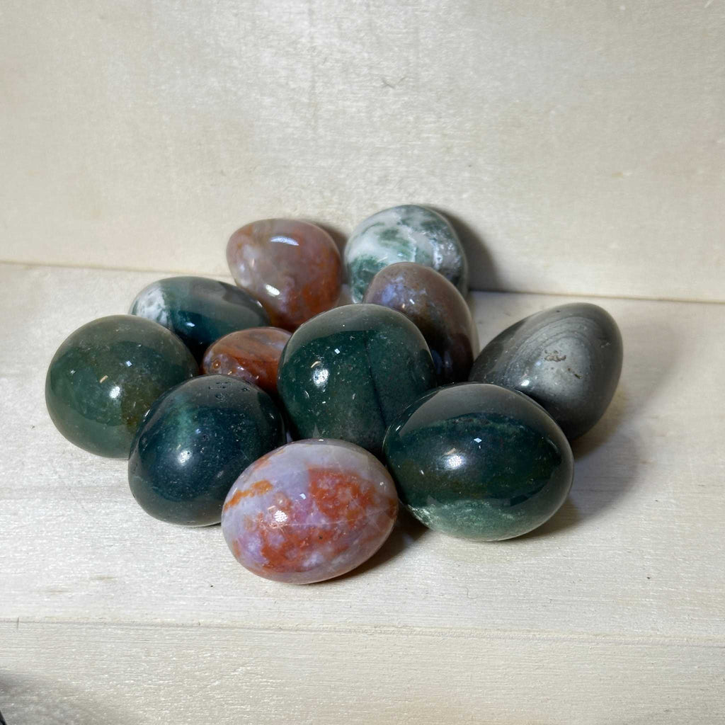 Fancy Jasper Tumbled Pocket Stone by Sacred Crystals