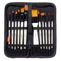 Studio Gold Nylon Brush Set - Acrylic & Watercolor - 12 Piece by KINGART
