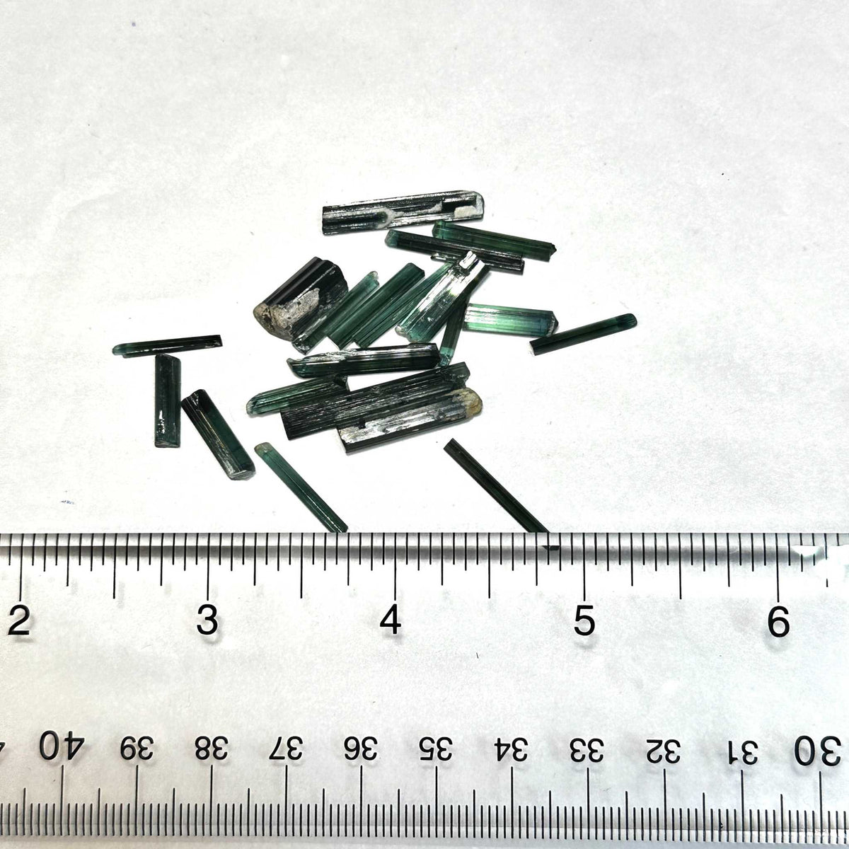 Blue/Green Tourmaline Needles by Sacred Crystals
