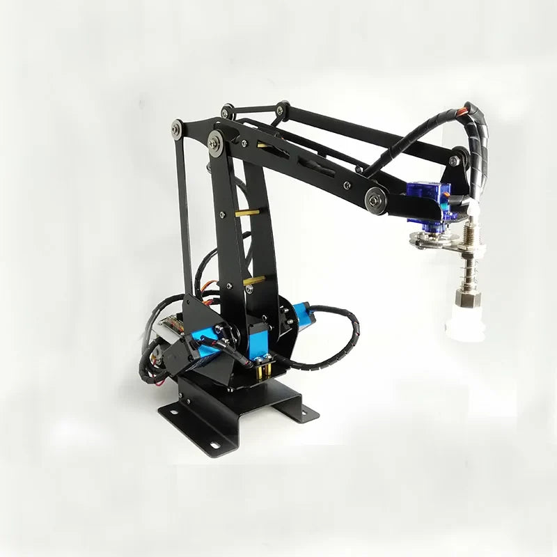 Assembled 4 Dof Suction Pump Manipulator Robotic Arm with All Digital Servos Control for Arduino Learning Competition by FLIPSTYLEZLLC